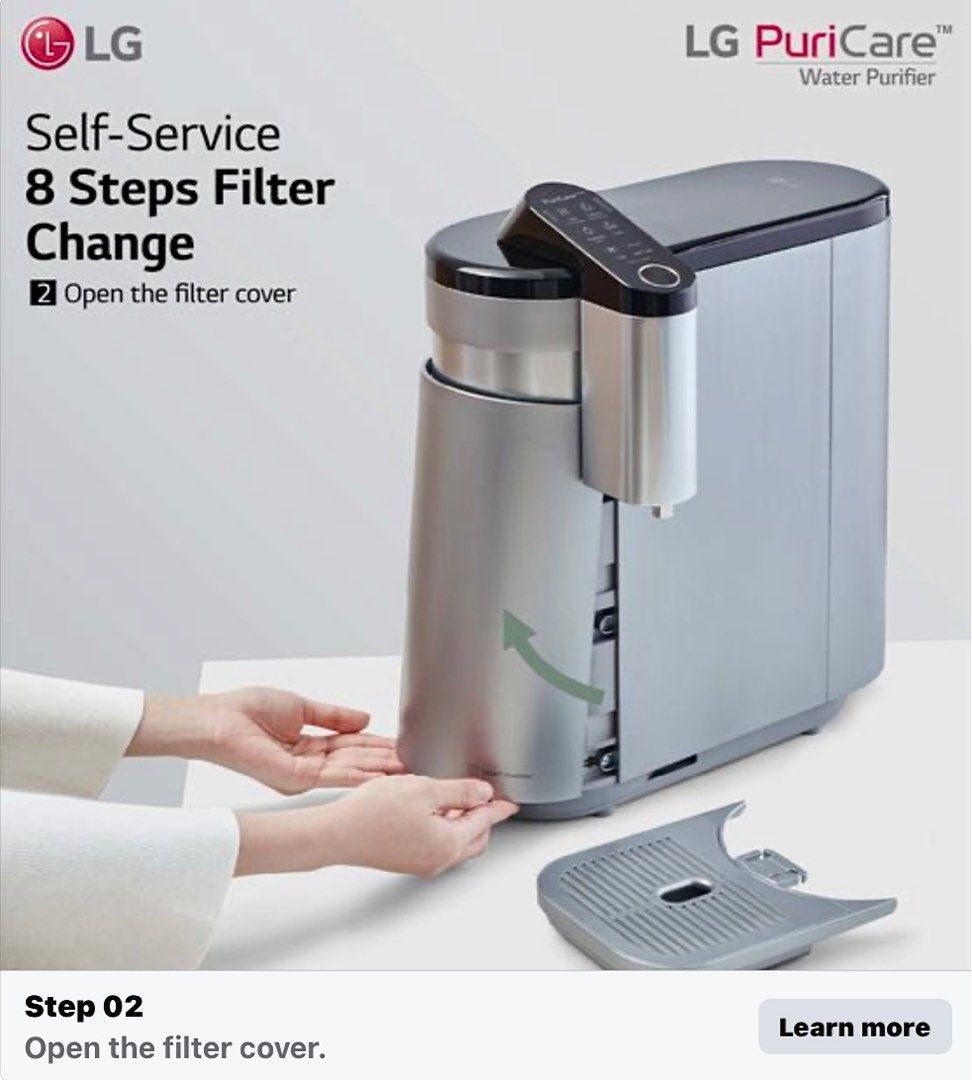 Lg puricare outlet filter change