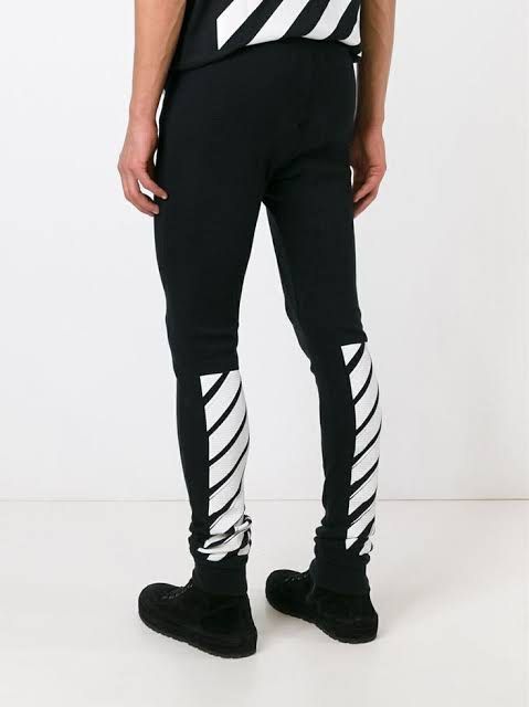 Off White Knitted joggers leggings Women s Fashion Bottoms
