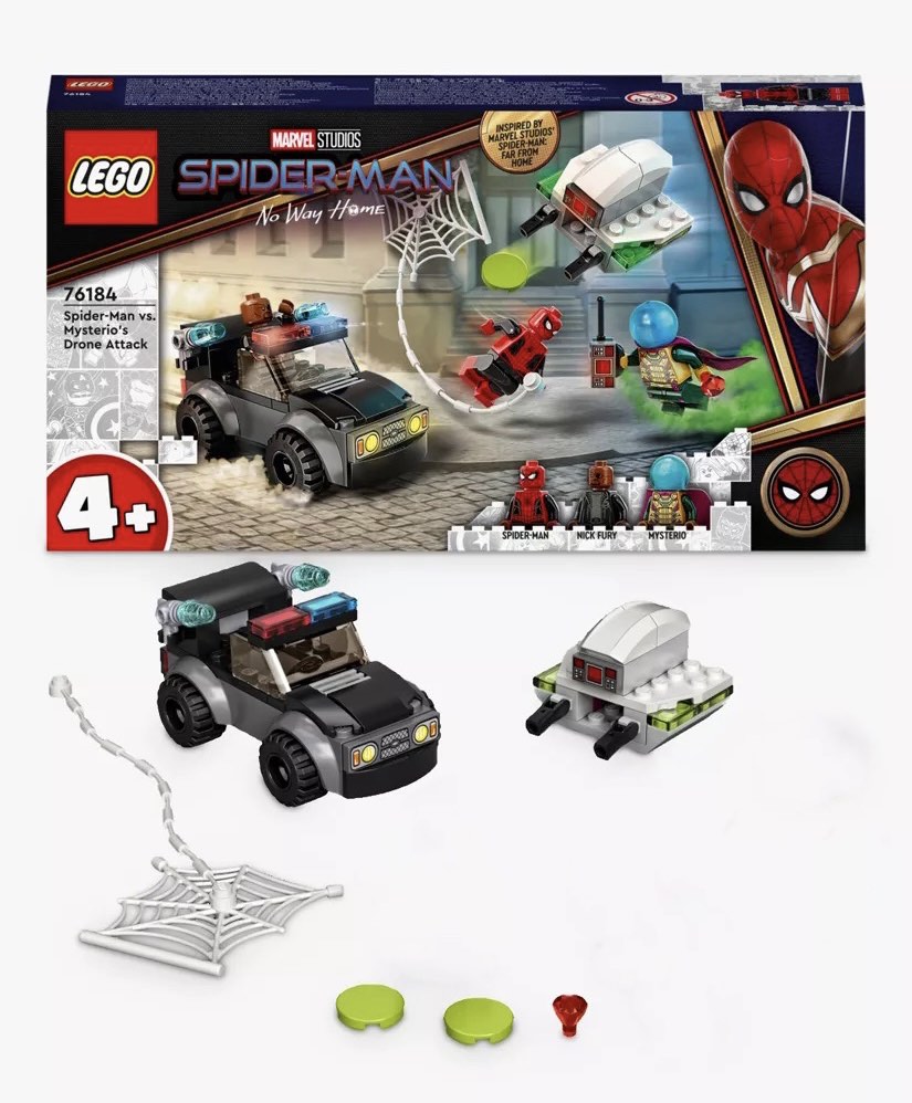 LEGO Marvel Spider-Man No Way Home Spider-Man VS. Mysterio's Drone Attack  Set 76184
