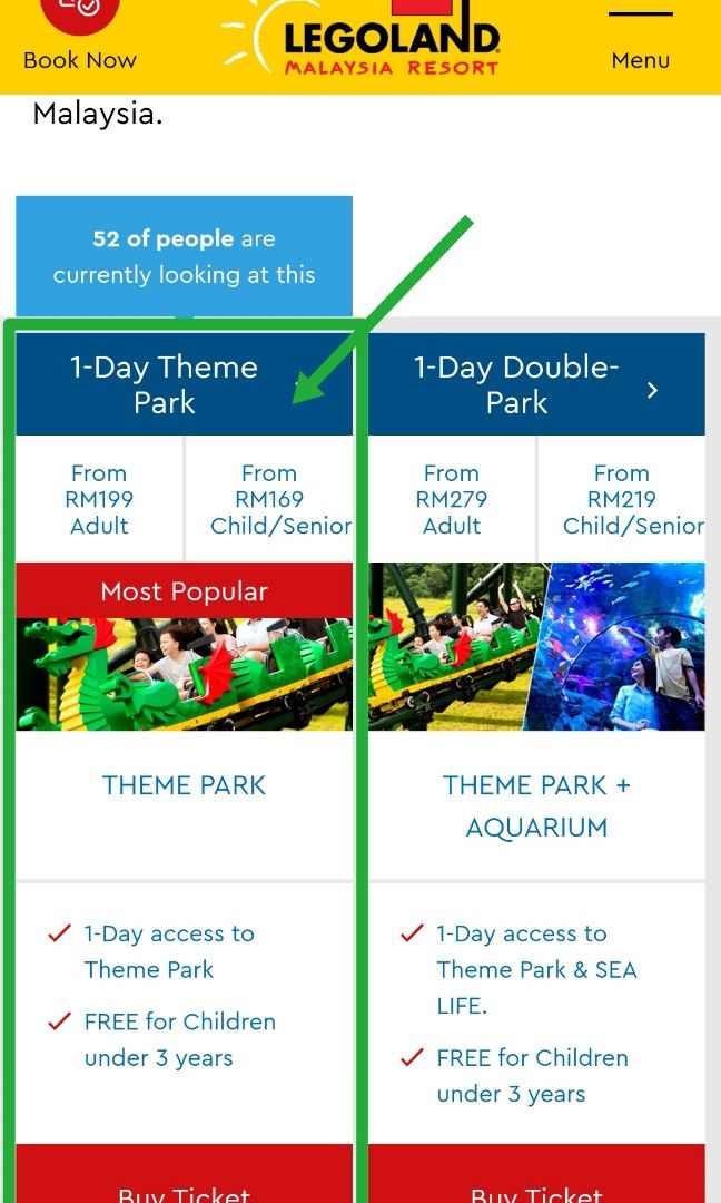 Legoland theme park price clearance