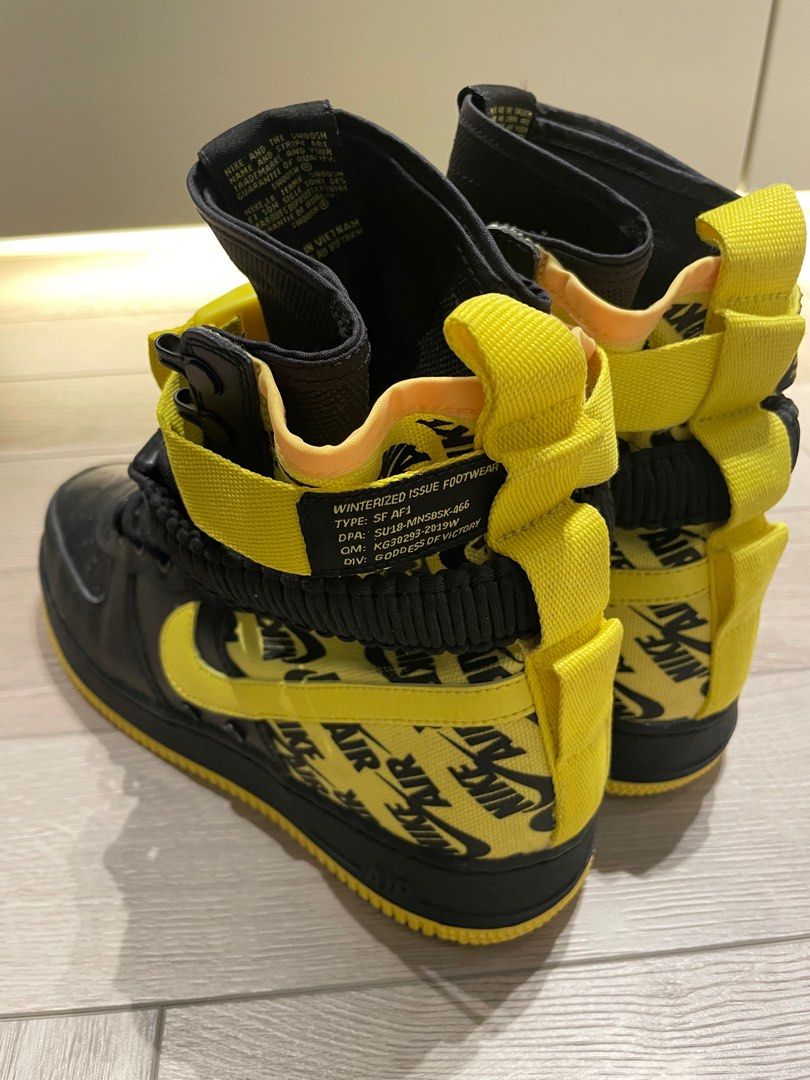 Limited Edition Nike SF Air Force 1 Dynamic Yellow Sneakers Carousell