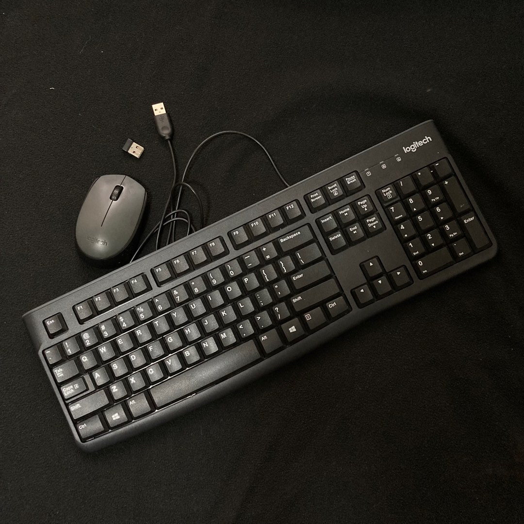 LOGITECH Keyboard and Wireless Mouse bundle on Carousell