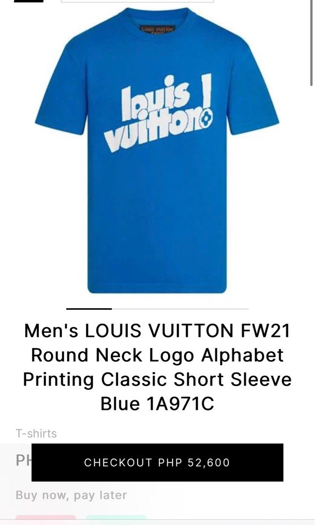 Louis Vuitton blue Knitted Everyday Crew-Neck T-Shirt