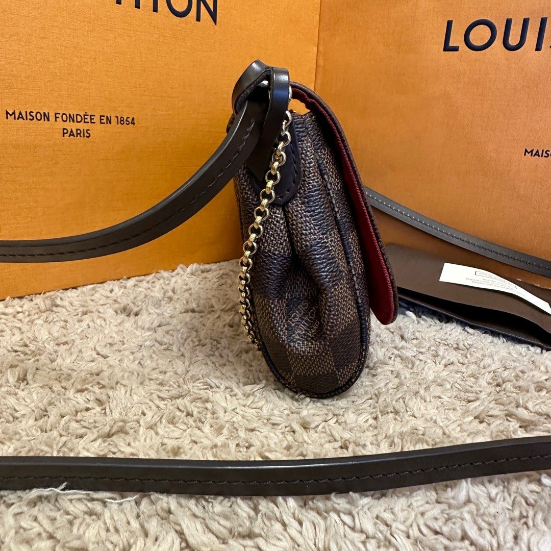 Louis Vuitton Damier Ebene Canvas Favorite PM Bag Louis Vuitton | The  Luxury Closet