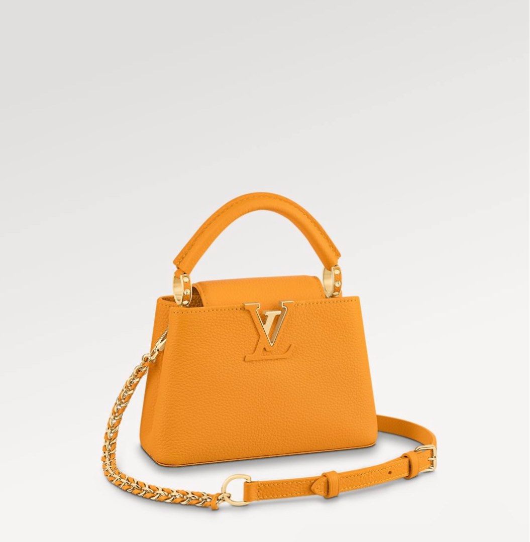 Louis Vuitton Mini Capucines Sunbeam, Luxury, Bags & Wallets on