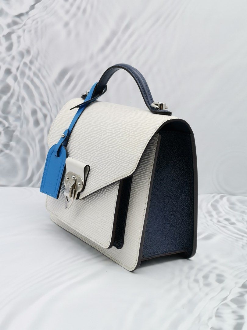 Neo monceau leather crossbody bag Louis Vuitton White in Leather