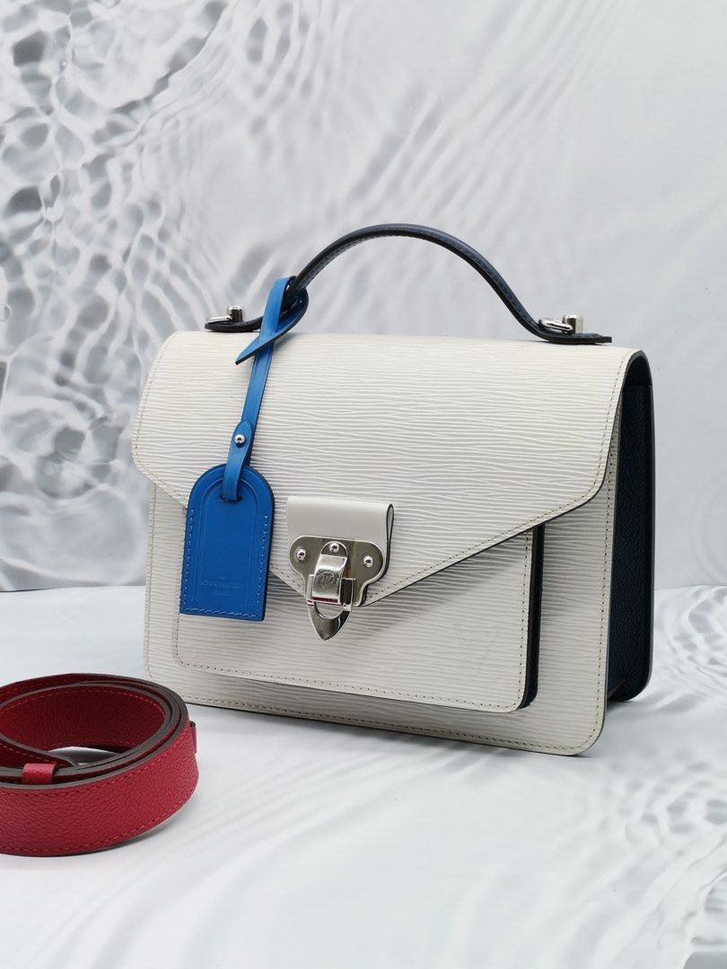 Louis Vuitton White EPI Neo Monceau Bag