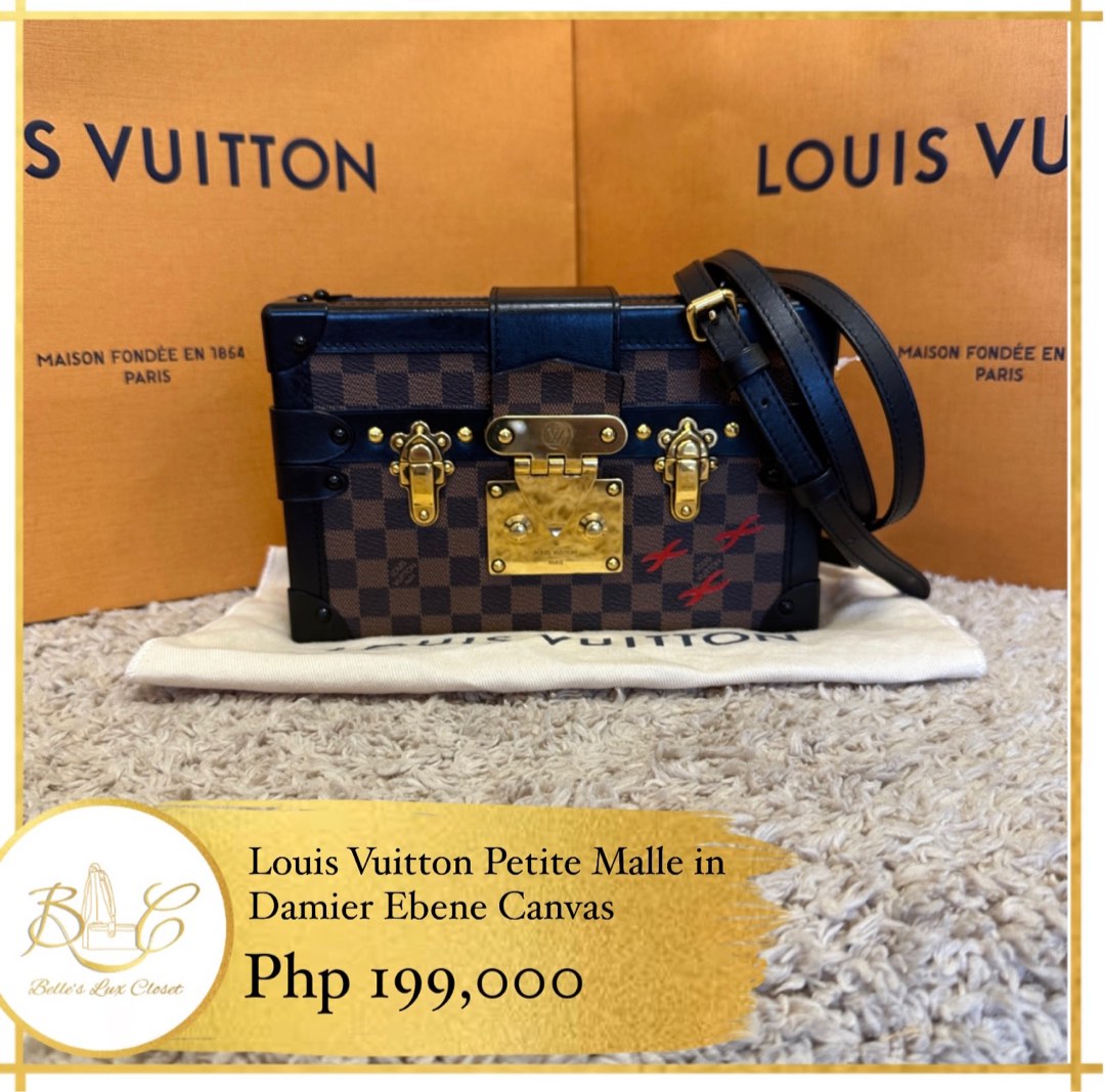 louis vuitton damier ebene canvas ribera mini bag (pre-owned: pristine),  Luxury, Bags & Wallets on Carousell