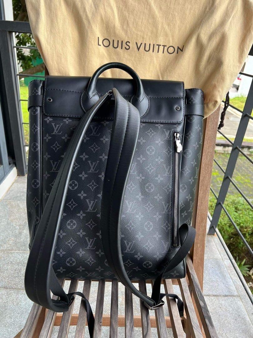 Louis Vuitton Steamer Backpack Monogram Eclipse Canvas Black 9747418