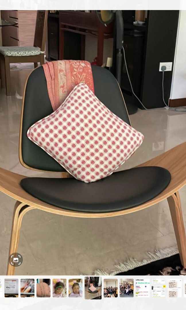 Lounge chair Namu brand wood, Furniture & Home Living, Furniture