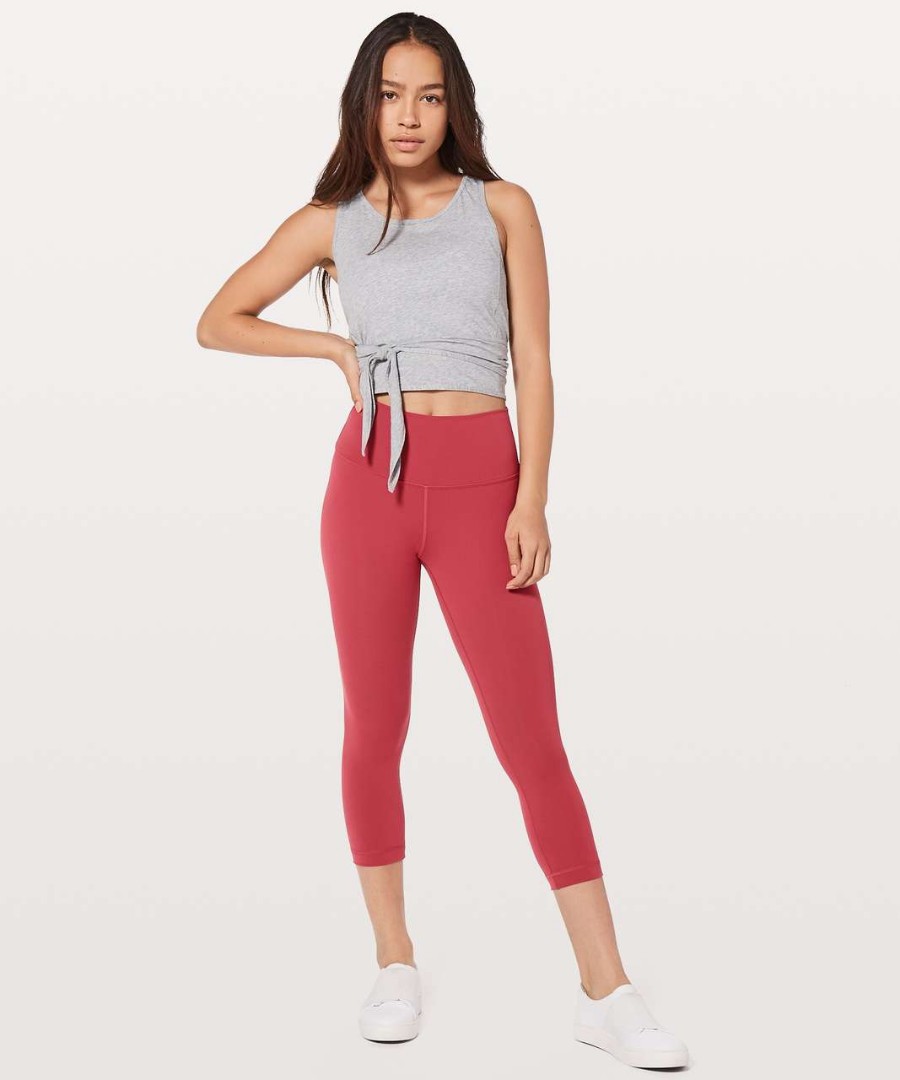 Lululemon Wunder Under Crop (Hi-Rise) - Super Purple - lulu fanatics