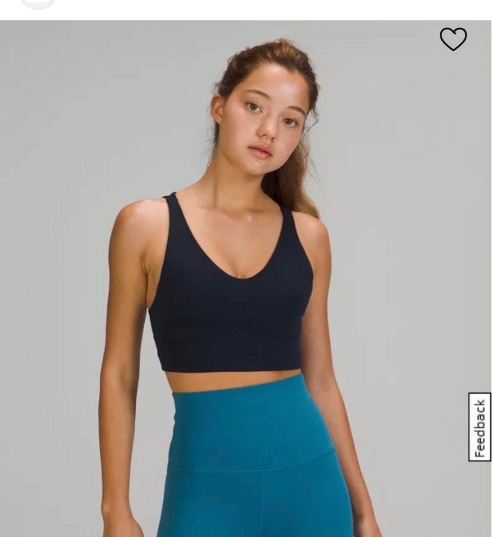 free with $170 purchase] Lululemon Free To Be Serene Bra High Neck Long Line,  Women's Fashion, Activewear on Carousell