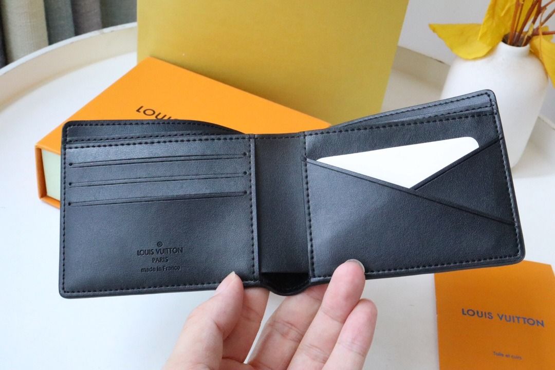 Louis Vuitton Vintage Black Epi Leather Long Card Wallet Ticket