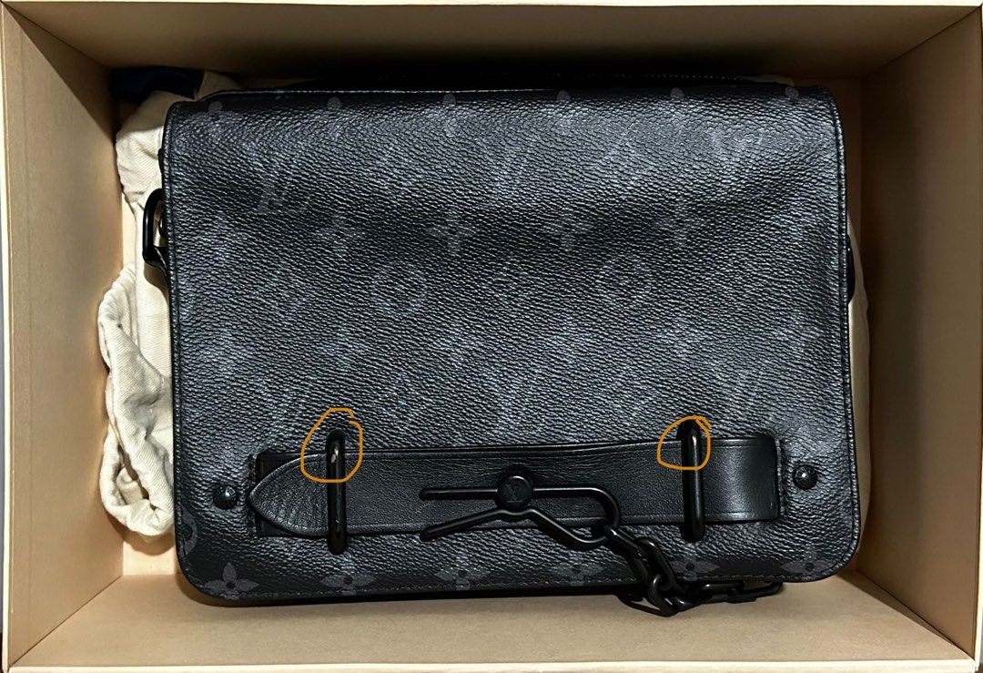 Louis Vuitton Monogram Eclipse Steamer Messenger Bag