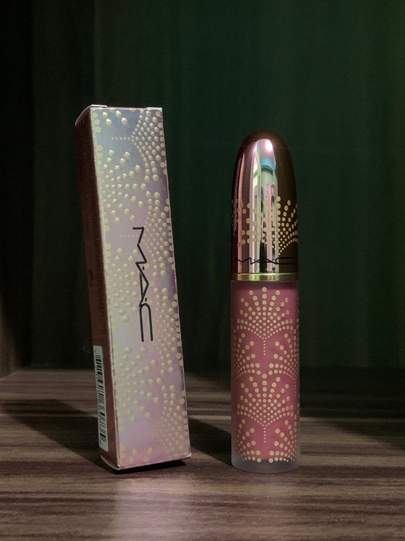 Mac Bubbles & Bows Powder Kiss Liquid (The Best Gift is Me) on Carousell