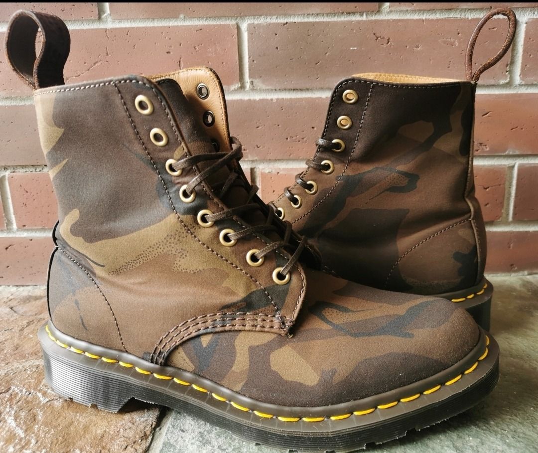 Camo doc martens sale