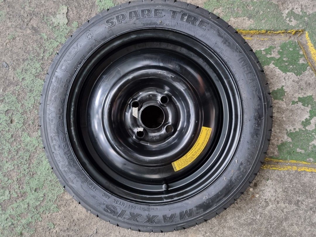 Maxxis Donut Spare Tire Honda 15 4x100 PCD New for Jazz City Brio 4