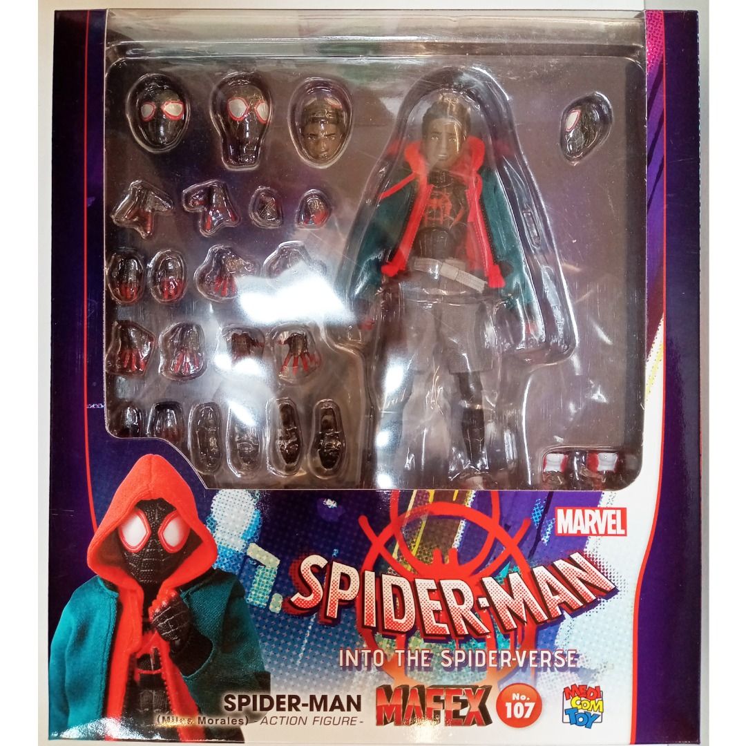 Homem Aranha - Miles Morales MAFEX n 107 da Medicom Toy