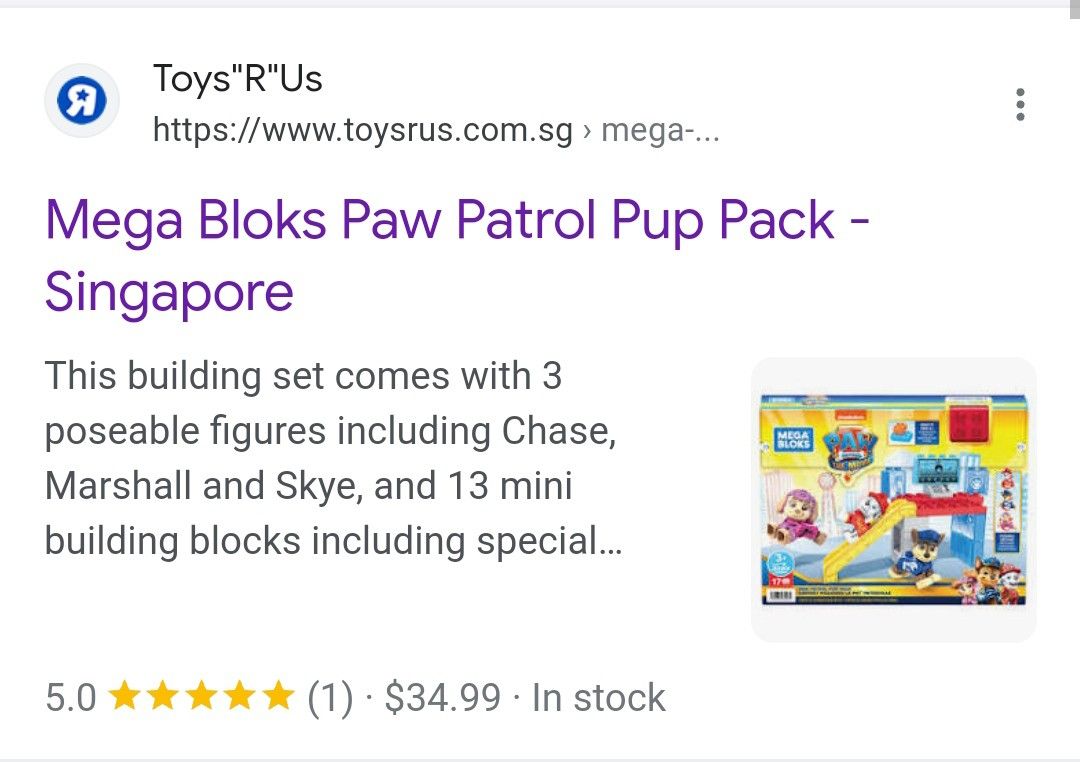 Mega Bloks PAW Patrol Pup Pack 
