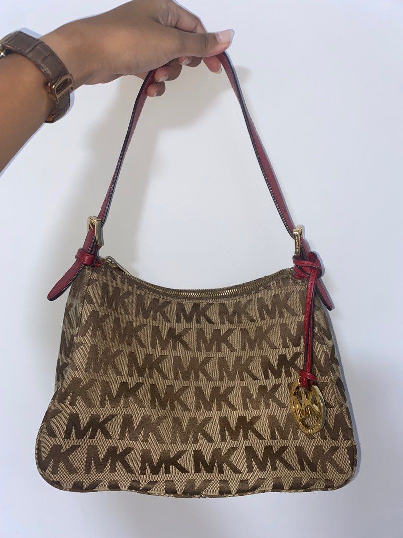 Michael kors signature canvas tote discount