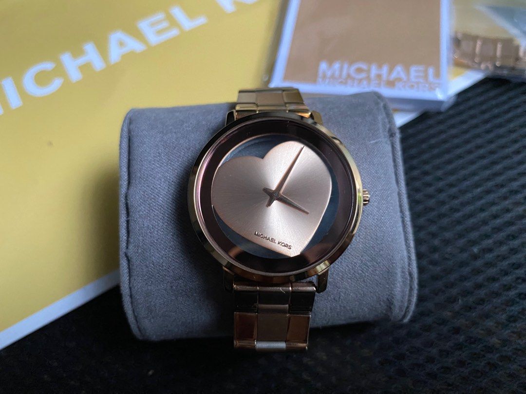 Michael kors jaryn heart watch outlet