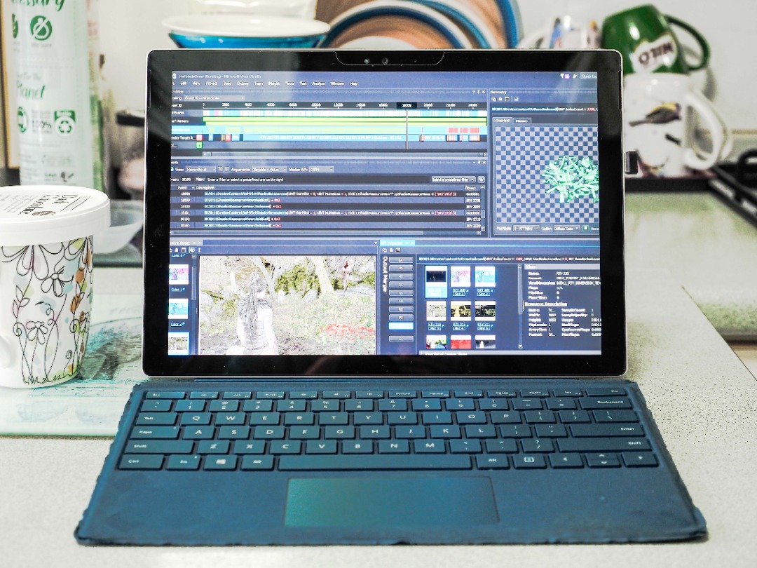 Microsoft Surface Pro: Type Cover Keyboard (Blue), Computers & Tech ...