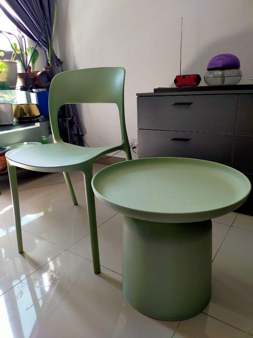 Modern Olive Green Coffee Table Set, Furniture & Home Living, Furniture