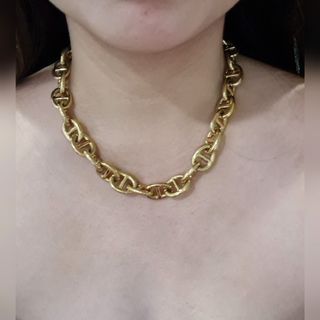 monet gold chain necklace