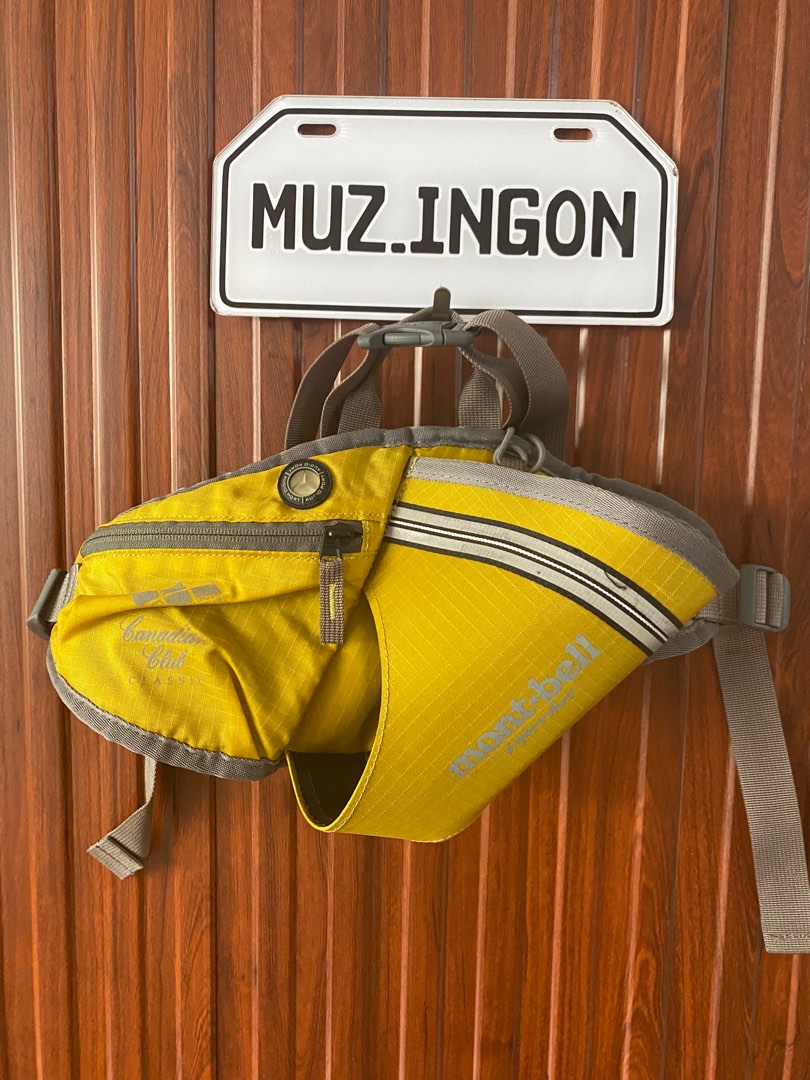 Montbell water bottle belt bag on Carousell