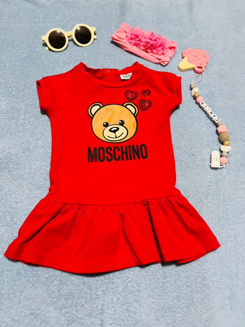 Moschino Baby Red dress birthday dress