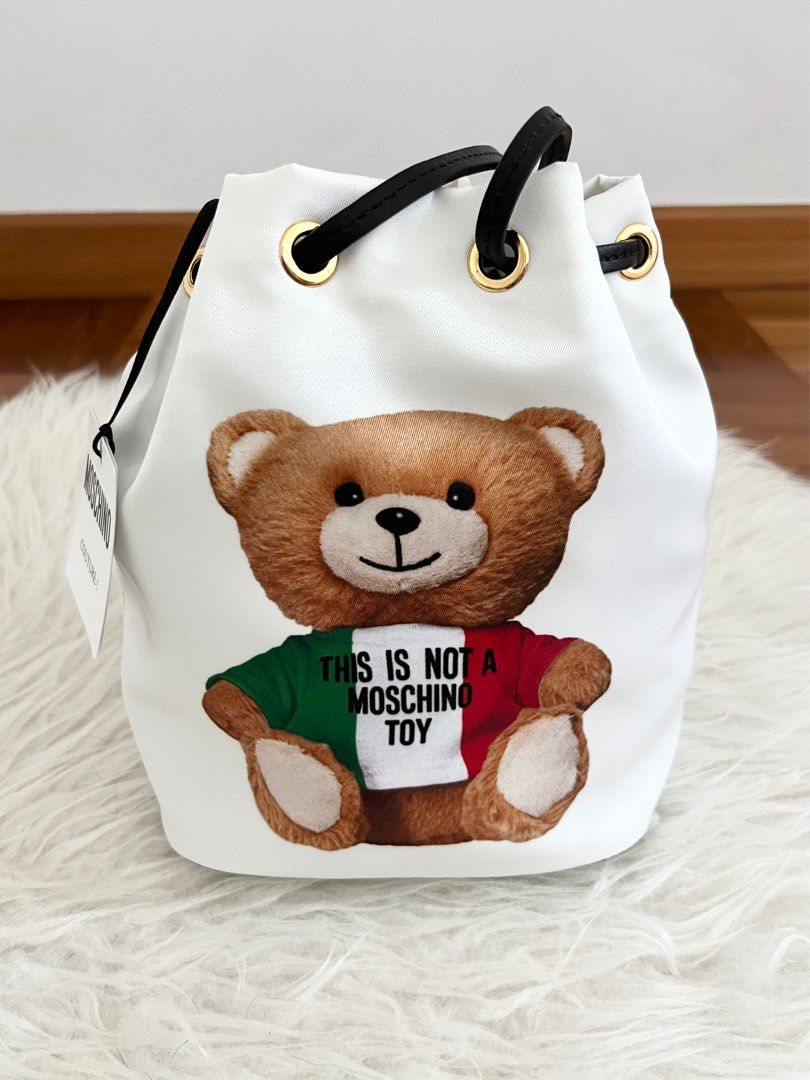 Moschino bear bucket bag shop