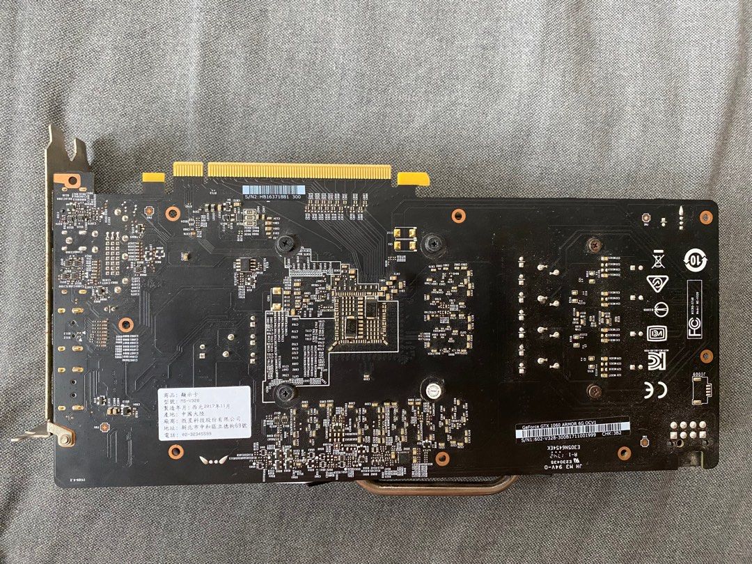 MSI GeForce GTX 1060 ARMOR 6G OCV1 model MS V328 30 Carousell