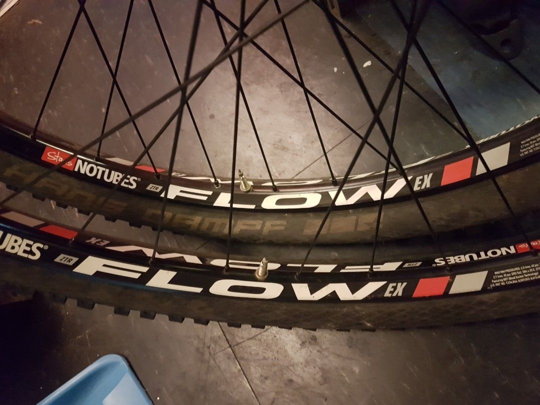 Stan's Flow Ex Hope hubs mtb wheels with tyres, Sports Equipment ...