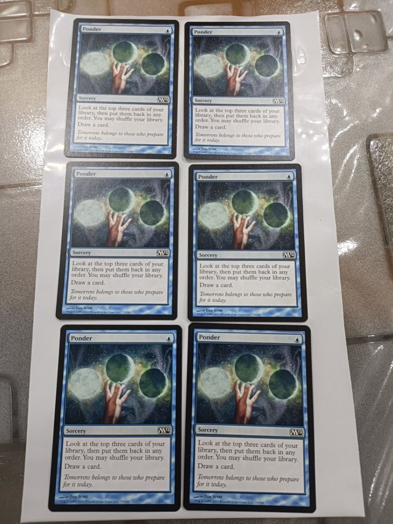 Magic: The Gathering – Carta Ponder (M10) – Italiano – Rarità Comune