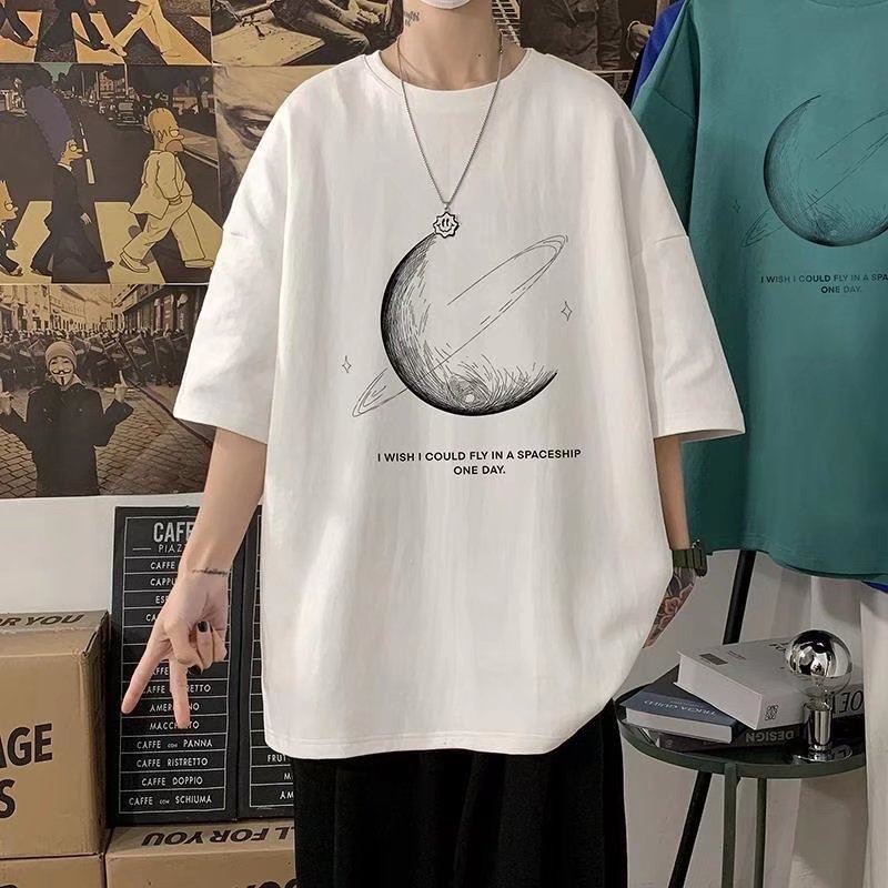 M XXXL Summer Korean Fashion Men s Round Neck Short Sleeve T shirt