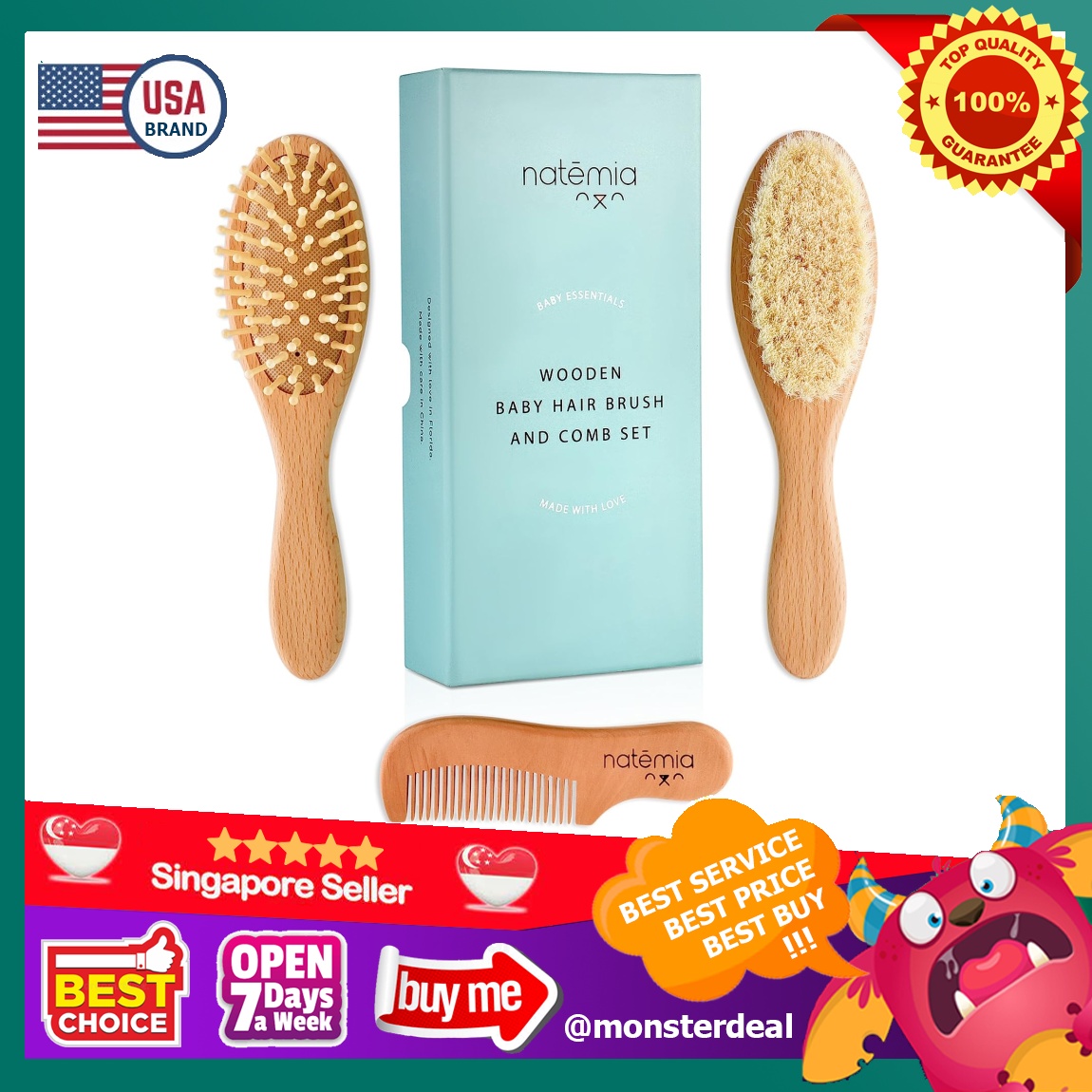 Natemia hair sales brush