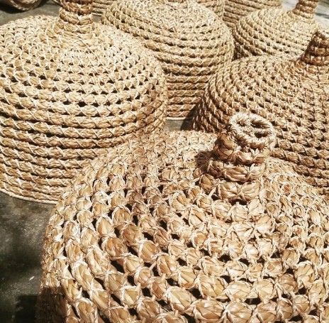 Native Abaca Droplights Native Lamps Abaca Lights (Category: Lighting) located in Quezon City. Submitted by dfabloveverything (Listing ID 1220442314, Image 3). Description: Made to Order Native Abaca Seagrass Droplights Made of Wired Framing 20 inches diameter 20 inches height SRP: 2,500 Additional 150 for electrical fixtures, no bulb We accept wholesale or bulk orders We accept custom sizes We also accept custom-made designs Serious buyers, send