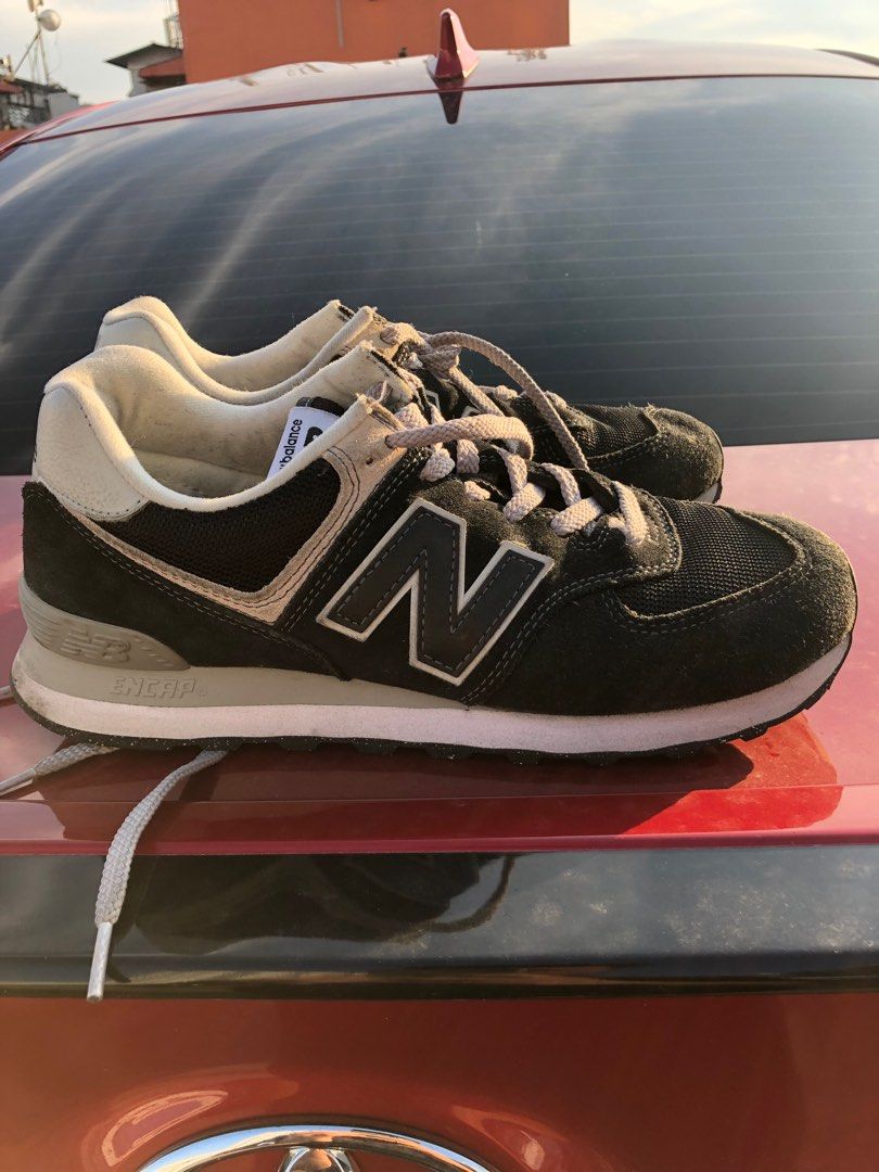New balance 574 outerspace shop with tan