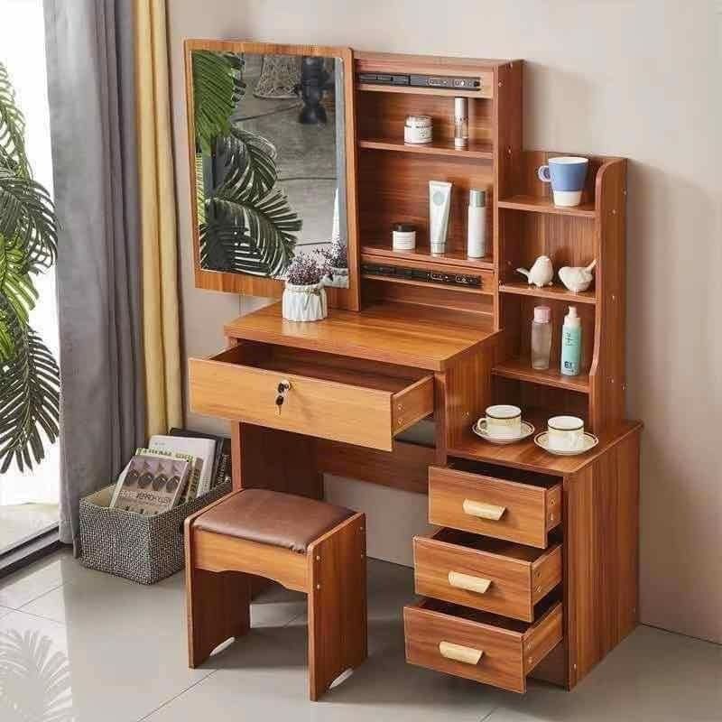 New Dressing Table Mirror Vanity SET WITH CHAIR (Category: Tables & Sets) located in Manila. Submitted by affordshopz (Listing ID 1237057144, Image 3). Description: SIZE- H120cm x L32cm x W78cm) ✔️Simple and Multifunctional. ✔️Elegant Design💙 ✔️Sliding Mirror with chair ✔️Brandnew Boxsealed ✔️Available Color: WHITE, PINK, BROWN 𝕄𝕠𝕣𝕖 𝕒𝕗𝕗𝕠𝕣𝕕𝕒𝕓𝕝𝕖 𝕒𝕟𝕕 𝕢𝕦𝕒𝕝𝕚𝕥𝕪 𝕚𝕥𝕖𝕞𝕤? 𝑽𝒊𝒔𝒊𝒕 𝒂𝒇𝒇𝒐𝒓𝒅𝒔𝒉𝒐𝒑𝒛 𝐍𝐎𝐖 𝑊𝒆 𝒐𝒇𝒇𝒆�