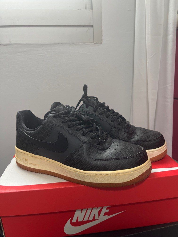 Air force 1 best sale low black womens
