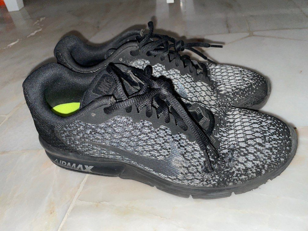 Nike sequent 2 black sale