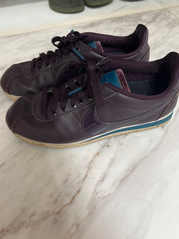 Nike cortez femme violet on sale