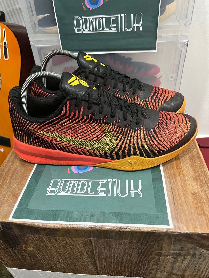 Nike Kobe Mentality II EP Bright Crimson Gold 11UK Men s Fashion