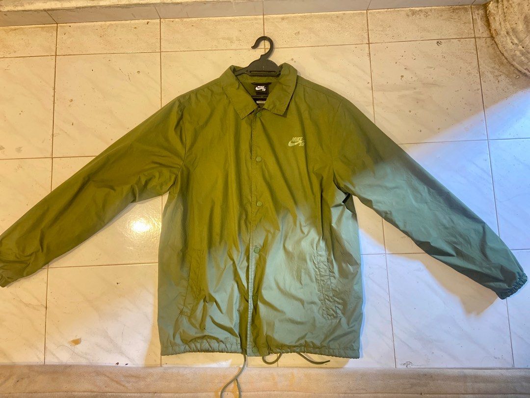 Nike sb shield store coaches jacket yellow