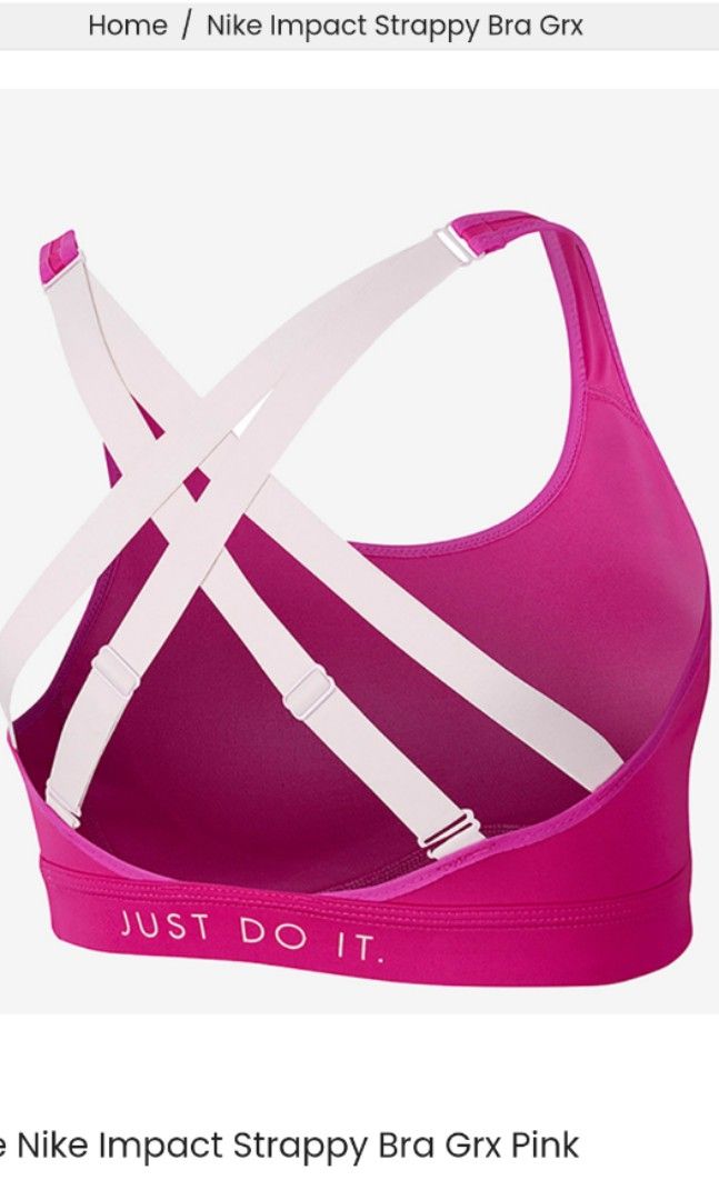 Nike Impact Women's Sports Bra - Fire Pink/Barely Rose/Barely Rose