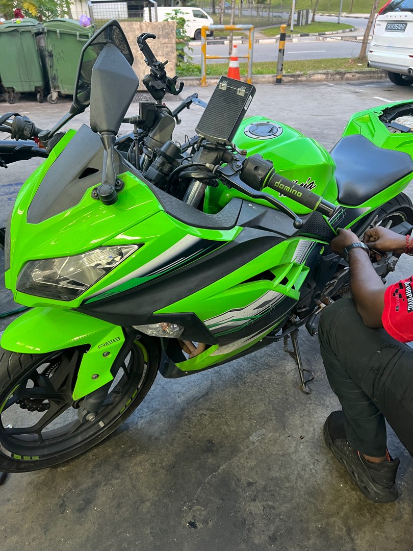 Ninja 400 for scrap, Motorcycles, Motorcycle Accessories on Carousell