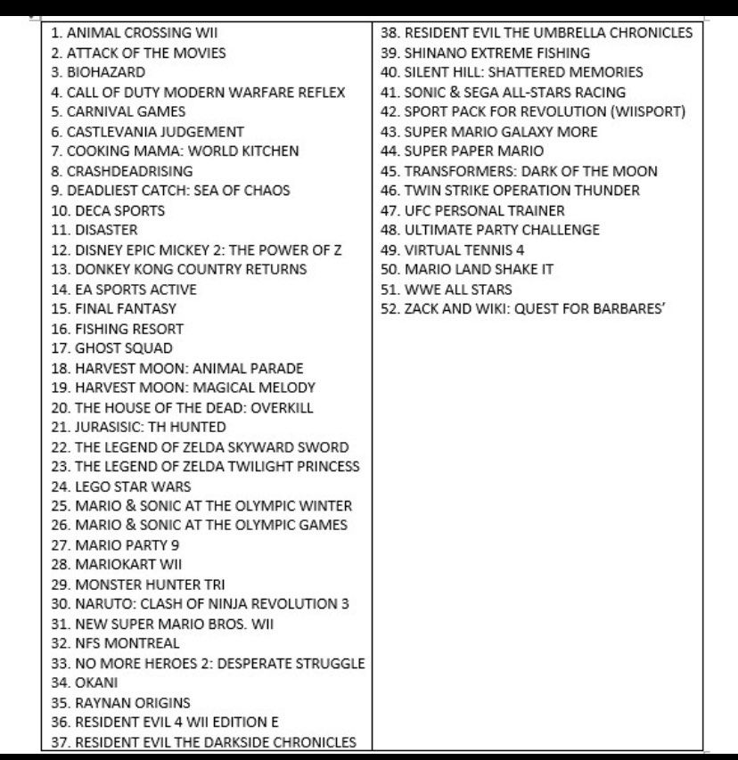 Nintendo wii console full set with many games, Video Gaming, Video Game