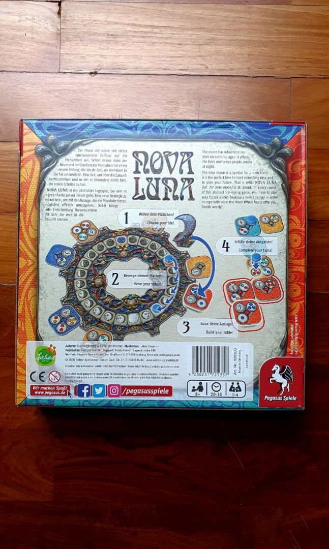 Nova Luna Board Game, Hobbies & Toys, Toys & Games on Carousell