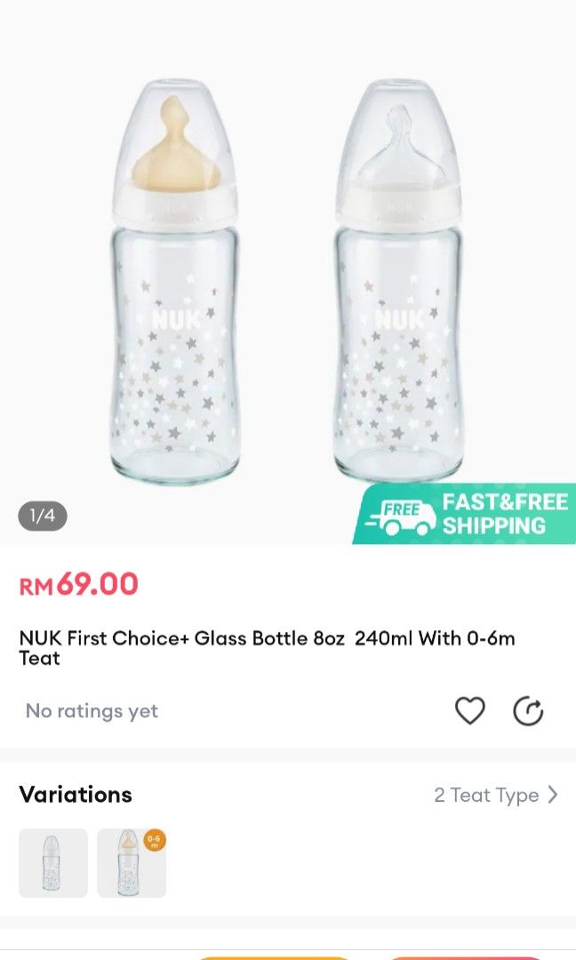 Nuk 8 hot sale oz bottles