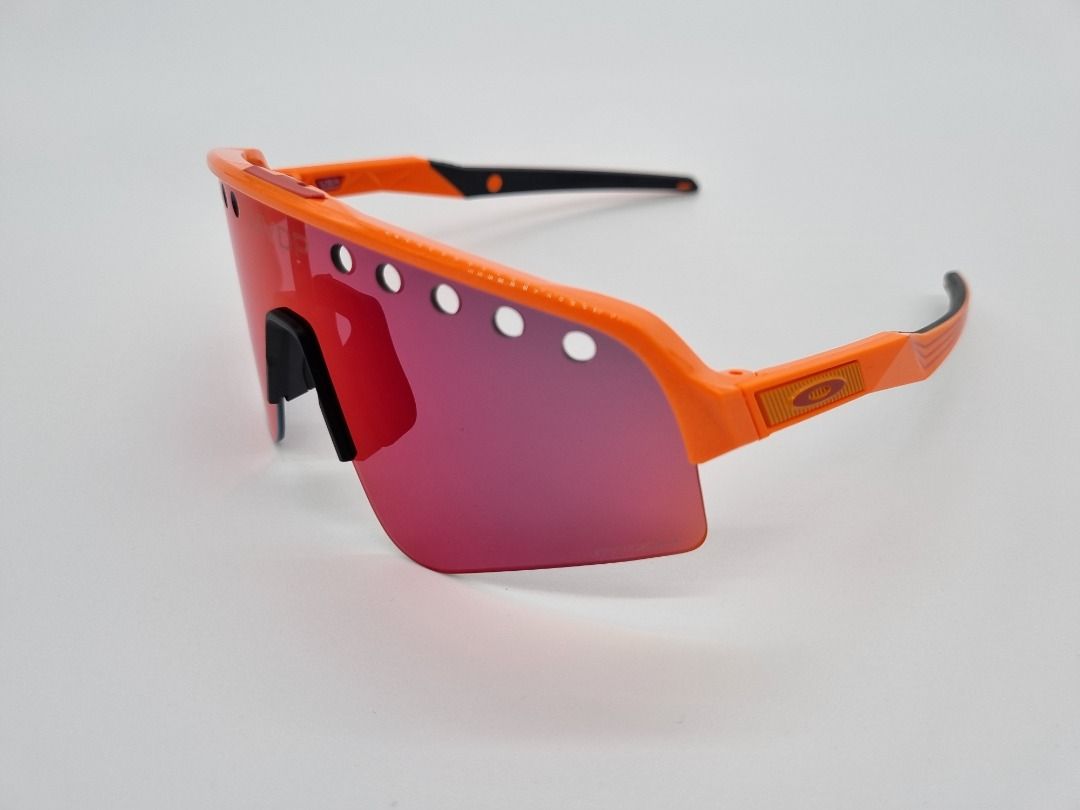 Oakley Sutro Lite Sweep Sunglasses Orange Frame PRIZM Road Lens –